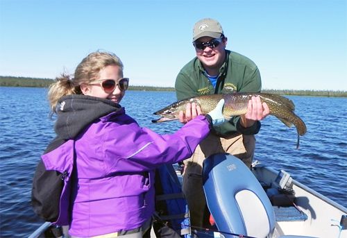 Smiles all around for another Northern Pike!