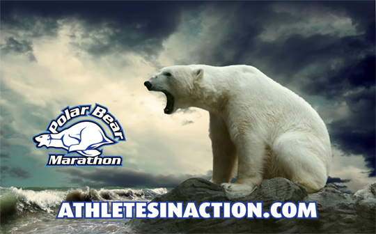 Polar Bear Marathon 2013. Athletes in Action. Sponsored by Churchill Wild.