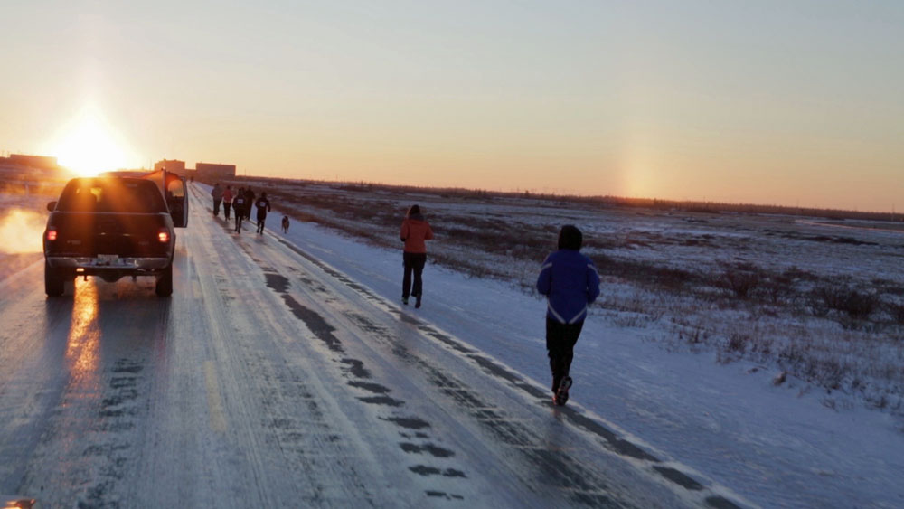 2015 Polar Bear Marathon, Running with polar bears