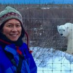 Virginia Huang on Great Ice Bear Adventure at Dymond Lake EcoLodge.