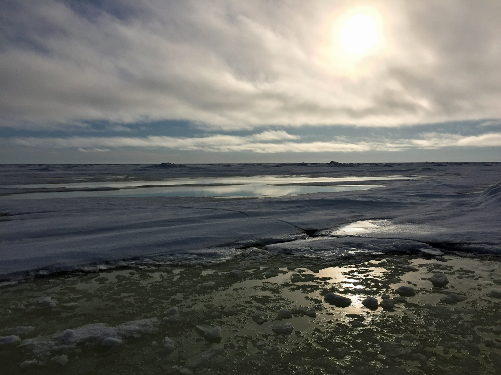 Open water on Hudson Bay. Beautiful and dangerous.