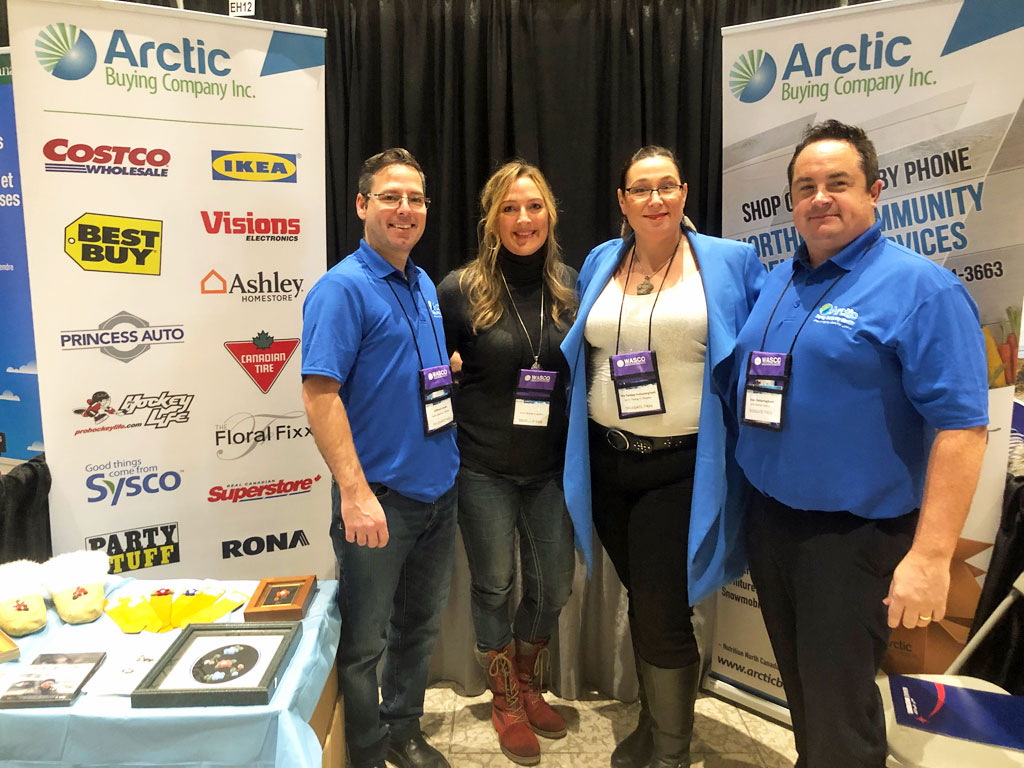 Arctic Buying Company Inc. L to R, Clifford Caners, Lise Painchaud, Tara Tootoo Fotherngham and Bryan Tootoo Fotheringham.