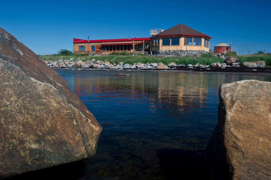 Seal River Heritage Lodge on a beautiful summer day.