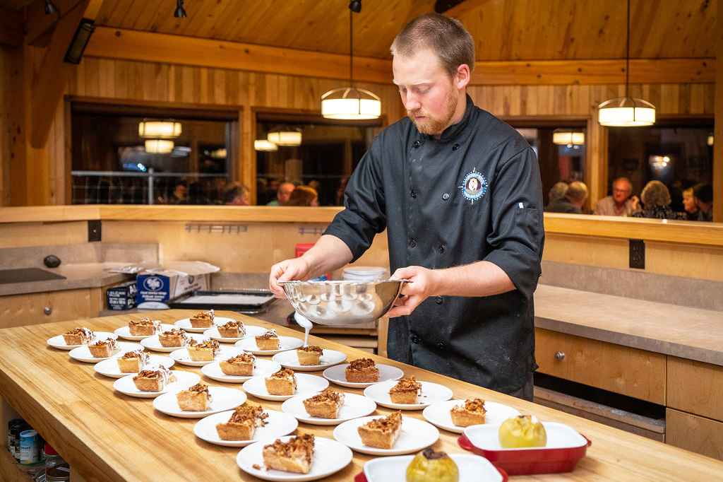 Riley the Chef at Seal River Heritage Lodge. Scott Zielke photo.
