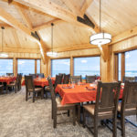 Dining room at Seal River Heritage Lodge. Scott Zielke photo.
