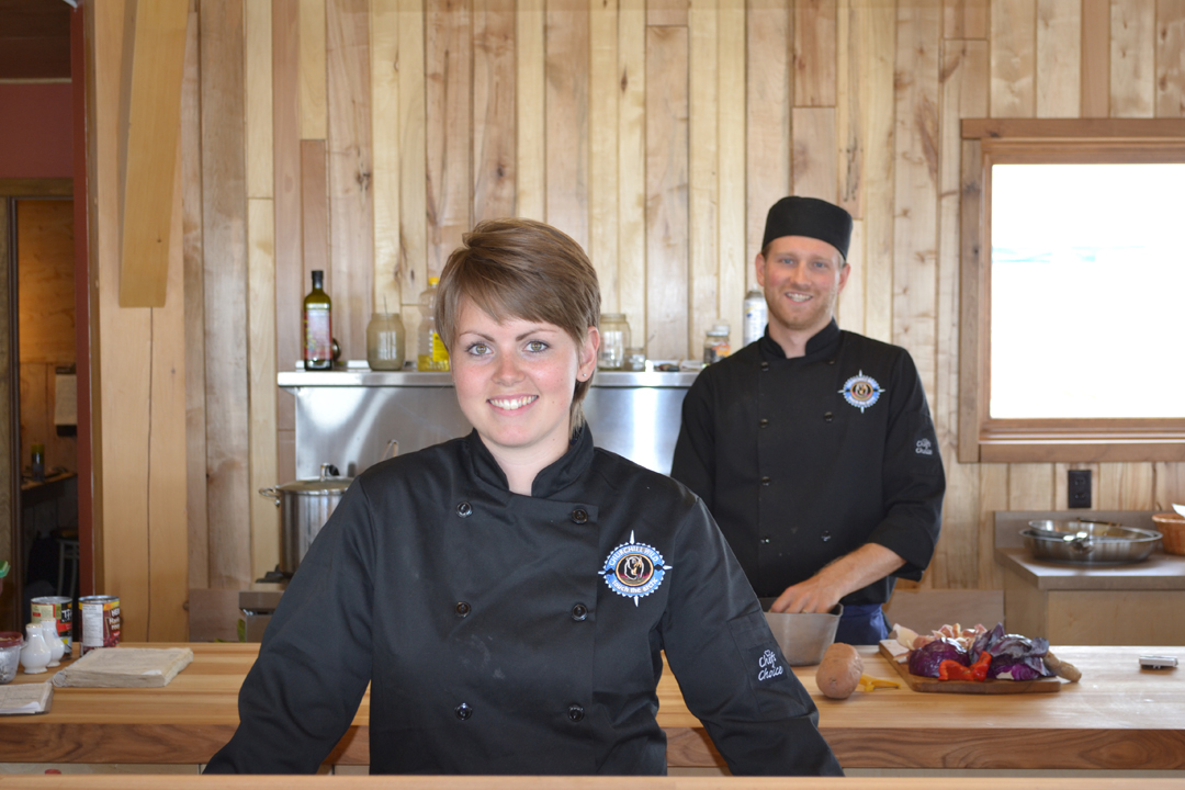 Karli Friesen (Reimer) and Zach Friesen. Karli spent 5 years as Head Chef at Churchill Wild.