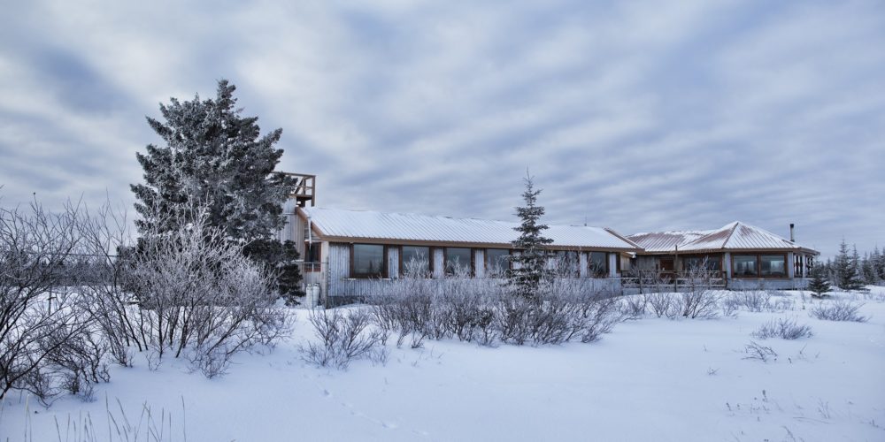 Nanuk Polar Bear Lodge in the winter. Ruth Elwell-Steck photo.