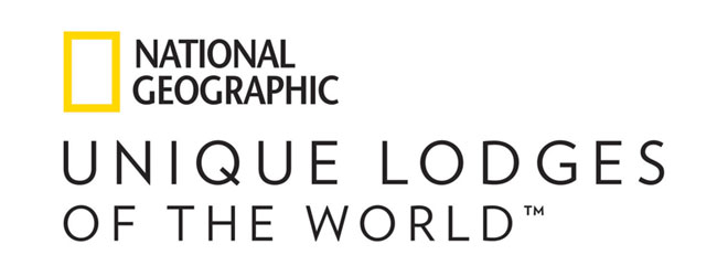 National Geographic Unique Lodges of the World logo.