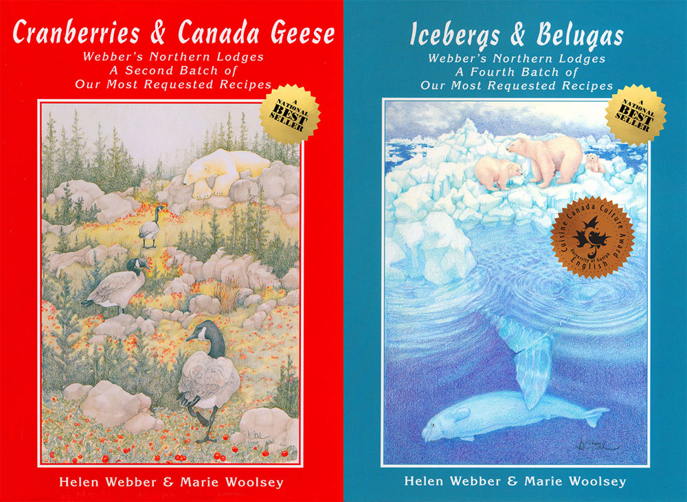 Blueberries & Polar Bears Cookbooks gifted to Iceland by Canada Embassy to Iceland. Cranberries & Canada Geese. Icebergs & Belugas.