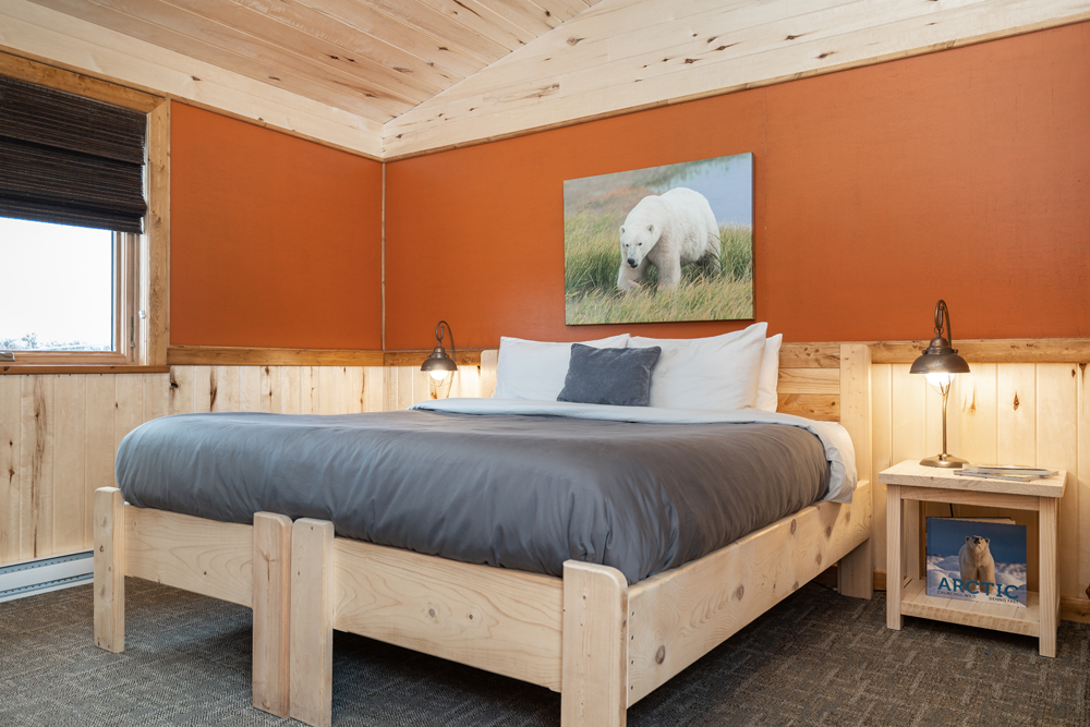 New guest bedroom at Nanuk Polar Bear Lodge. Scott Zielke photo.