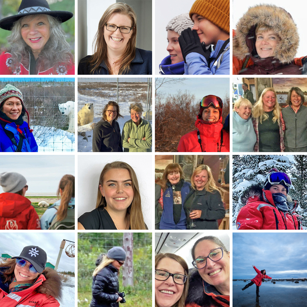 16 more of the over 4,000 women who have walked with polar bears at the Churchill Wild ecolodges.