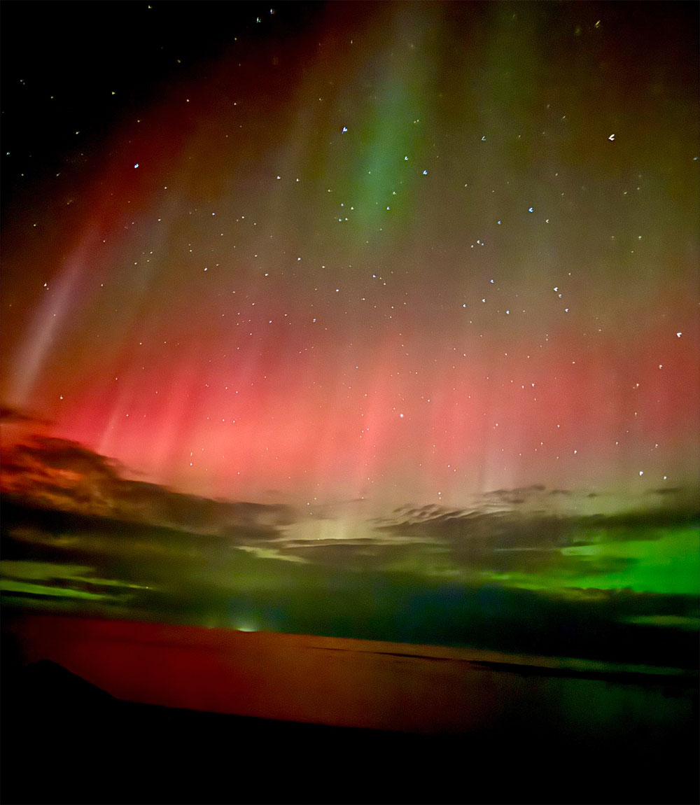 Northern lights at Seal River Heritage Lodge. Jackie Storry photo.