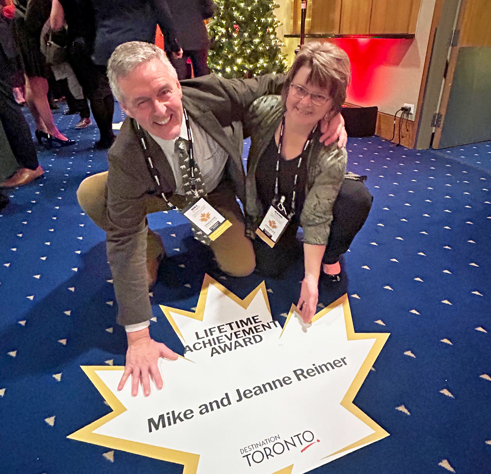 TIAC Lifetime Achievement Award winners Mike and Jeanne Reimer.