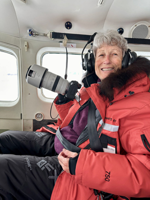 Bobbie Baird at Seal River Heritage Lodge.