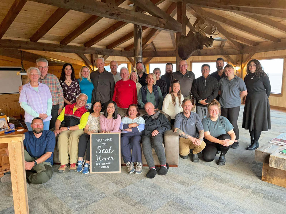 Guests from around the world at Seal River Heritage Lodge. 