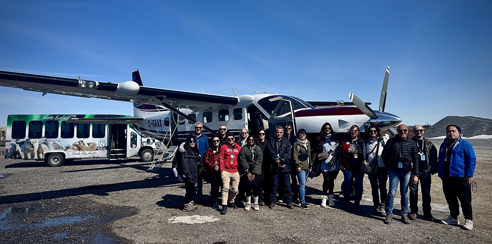 RVC group all set for their Pre-FAM flight to Seal River Heritage Lodge.