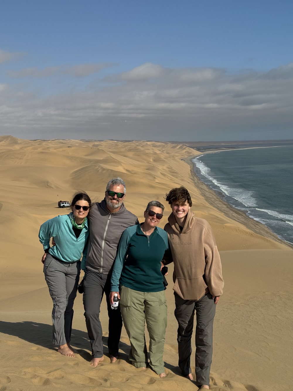 Eric Wichems and family in Namibia.