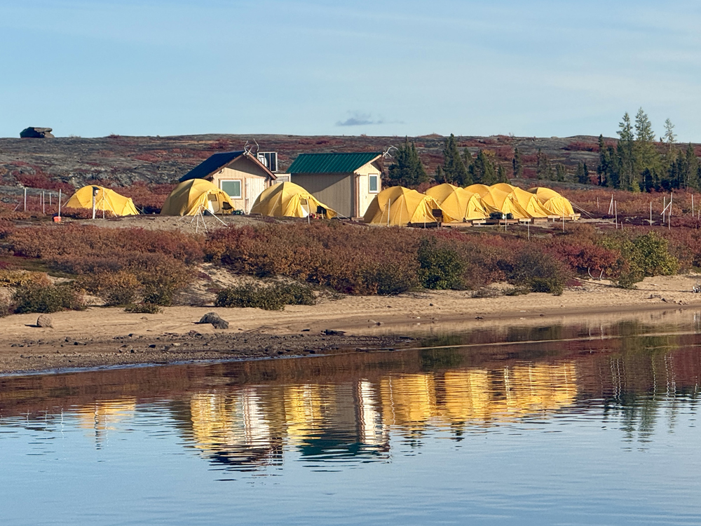 Arctic Safari Tundra Camp at Schmok Lake. Eric Wichems photo.