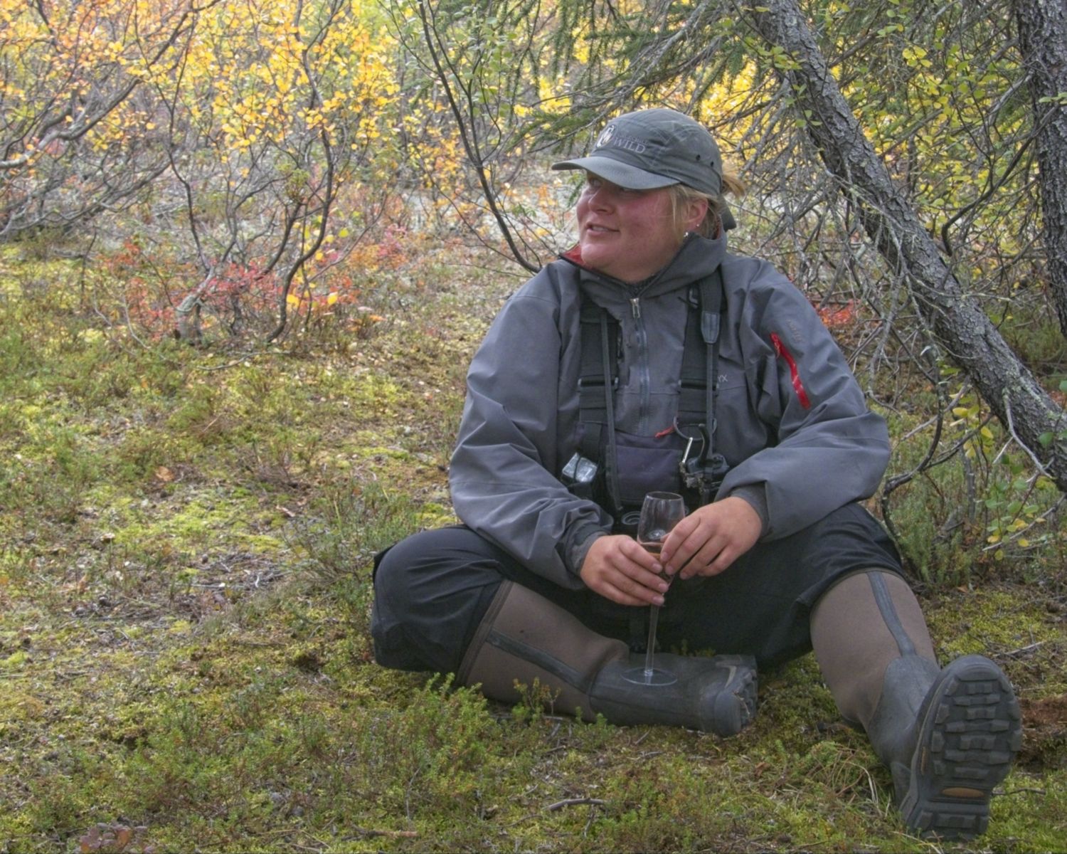 Shayna Plett working as a guide at Tundra Camp. She brought back memories. Roberta Oswald photo.