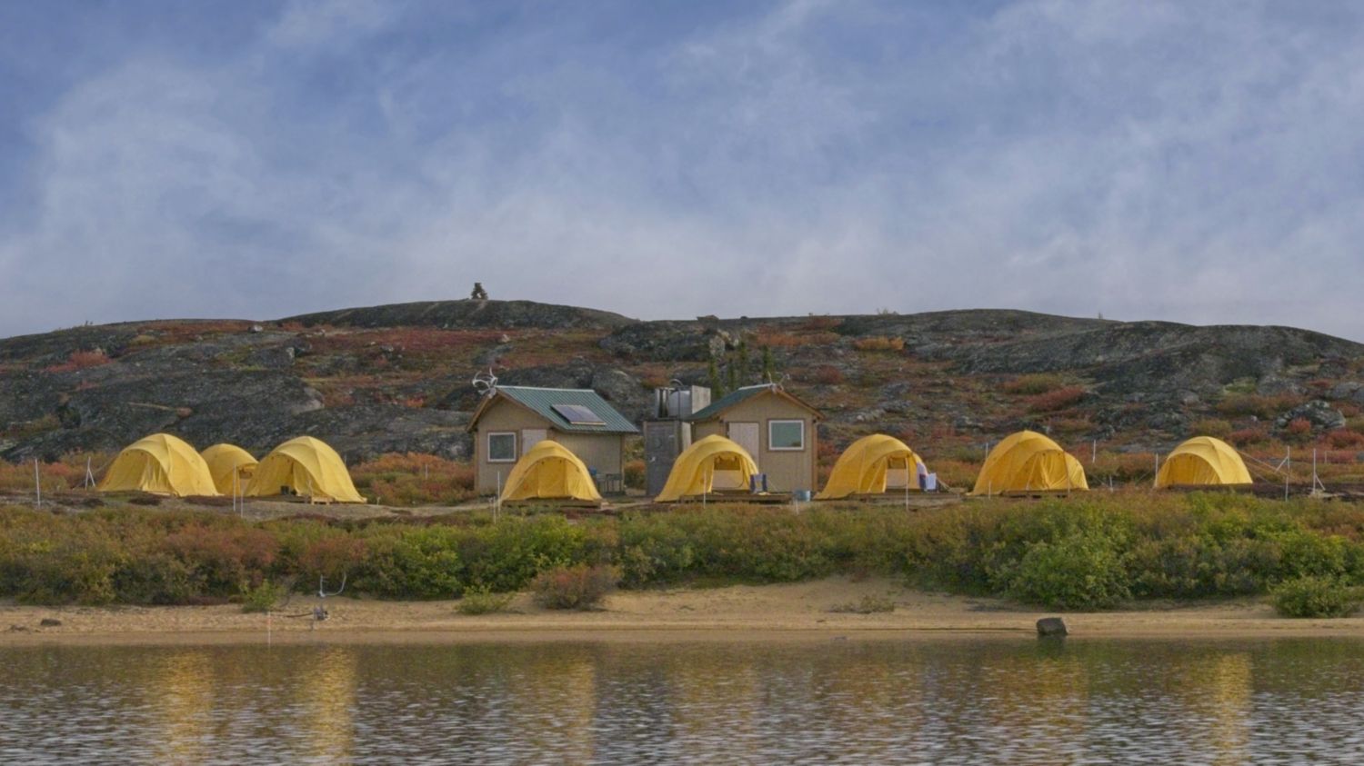 Camping in sheer wilderness, surrounded by the beauty of the tundra. Roberta Oswald photo.