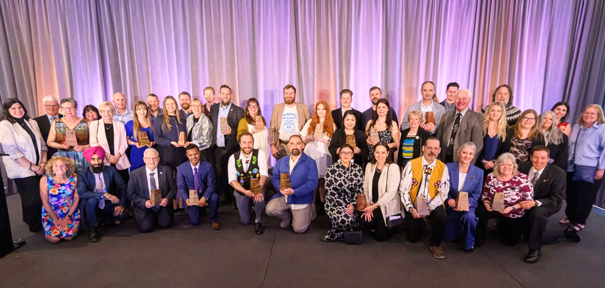 Winners at the Fourth Annual Tourism Awards, co-presented by Travel Manitoba and Winnipeg Economic Development & Tourism (Travel Manitoba Photo)