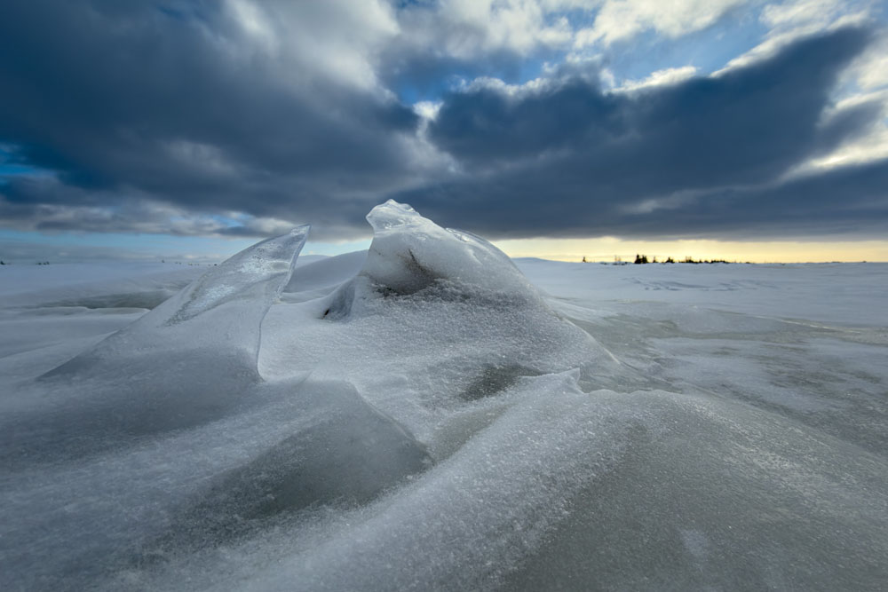 Icescape on Hudson Bay at Nanuk Polar Bear Lodge. Fabienne Jansen / ArcticWild.net photo.