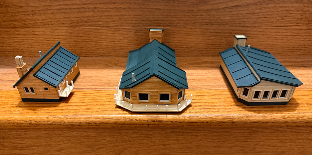 Dymond Lake Ecolodge miniature by Jen Arnold.